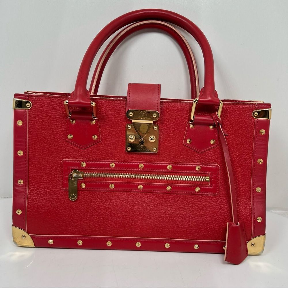 LOUIS VUITTON Le Fabuleux Shale Leather Shoulder Hand Bag Women Ladies Authentic
